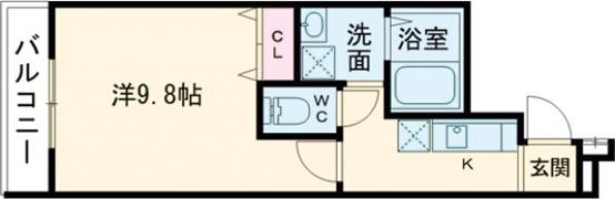 フジパレス上野芝Ⅲ番館の間取り画像