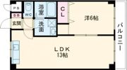 古里マンションの間取り画像