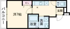 フジパレス上野芝Ⅴ番館の間取り画像