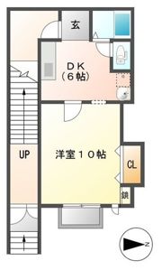 ファミーユ宮下Eの間取り画像