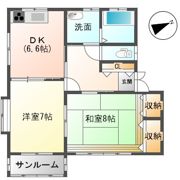 スイートピーの間取り画像