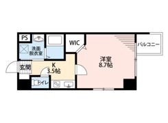 グラビスコート広島駅前通りの間取り画像