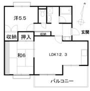 アドバンス自由が丘 Bの間取り画像