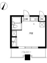 スカイコート西川口第5の間取り画像