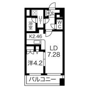 レガーロ美術館通の間取り画像