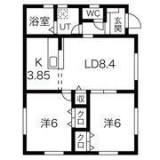 ヴィラボナールの間取り画像