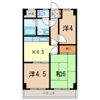 アーネスト・ハイライズの間取り画像
