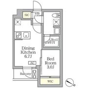 アジールコート三宿テラスの間取り画像