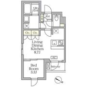 アジールコート三宿テラスの間取り画像