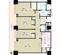 西新宿パークサイドタワーの間取り画像