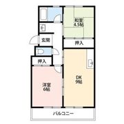 柏原農住団地S棟の間取り画像