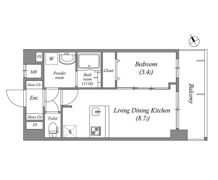 アドバンス名古屋シュテルンの間取り画像