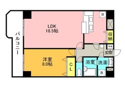 プレセランス・道後の間取り画像