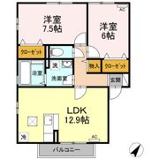 コンフォート ヴィラ 1の間取り画像