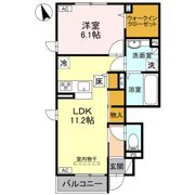 ペルル・ノワール Bの間取り画像
