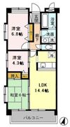 ベルシャイン厚木の間取り画像