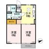 ヴィラ フルールの間取り画像