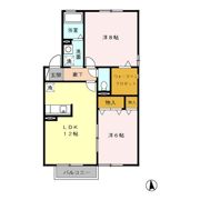 Green hills Bの間取り画像