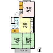 コーポ池まち花やしきの間取り画像