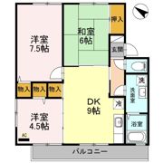 メイプルコートの間取り画像