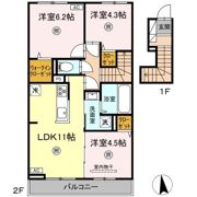 メゾンカオルの間取り画像