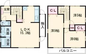 リースホーム陽だまりの丘7丁目2の間取り画像