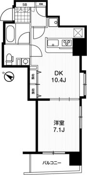 アーバンフラッツ町田の間取り画像