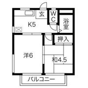 クレールマーサの間取り画像