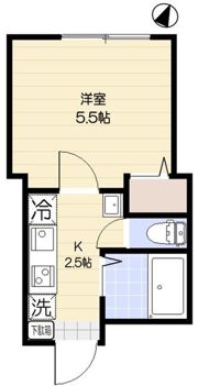 エクセラン元郷Ⅰの間取り画像