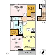 ENG町上津役の間取り画像