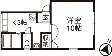 マーセルヨコガワの間取り画像