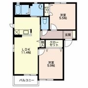 クロワール見付久保 Cの間取り画像