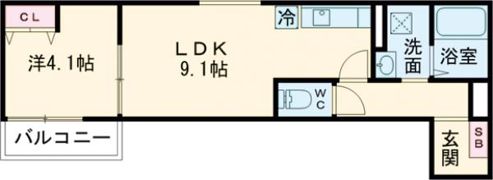 アート茨木の間取り画像