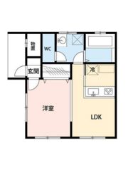 ハッピーライフあさひの間取り画像