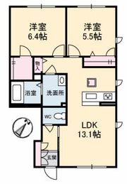 シャーメゾン アルージュの間取り画像