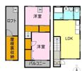 フルールⅣの間取り画像