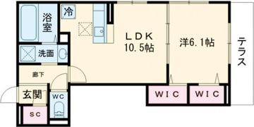 ラヴィベル本堅田の間取り画像