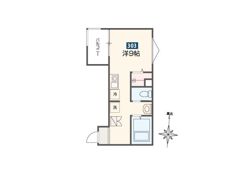 MELDIA鶴見小野Ⅱの間取り画像