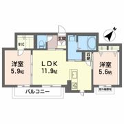 ベレオ リラフォート?Ⅱの間取り画像