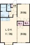 コーポういろうの間取り画像