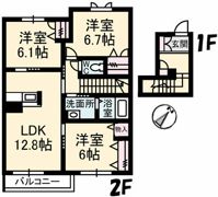シャーメゾン ラ・フルールの間取り画像
