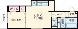 ラヴィベル本堅田の間取り画像