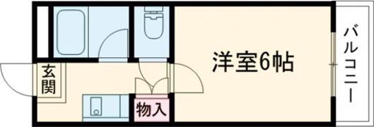 フローラル横堤の間取り画像
