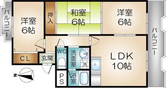 メゾン辻の間取り画像