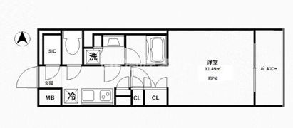 TFレジデンス川崎殿町WESTの間取り画像