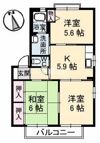 ウッディコート成美 D棟の間取り画像