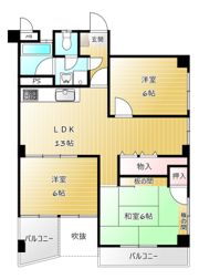 多聞台パークシャトーの間取り画像