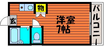 エステートタカツキの間取り画像