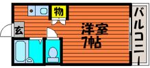 エステートタカツキの間取り画像