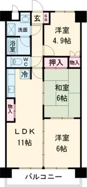 モンテベーネの間取り画像